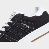 Black adidas Originals Superstar II Canvas