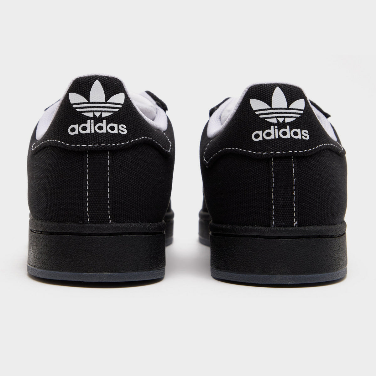 Black adidas Originals Superstar II Canvas