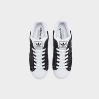 Black adidas Originals Superstar II Canvas