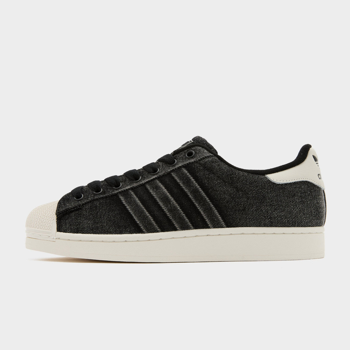 Black adidas Originals Superstar II Denim