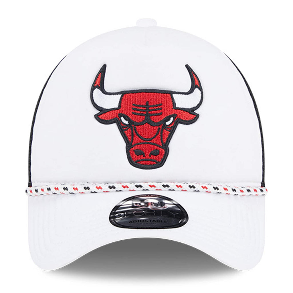 New Era Chicago Bulls Court Sport Foam A-Frame 9FORTY Adjustable Trucker Hat