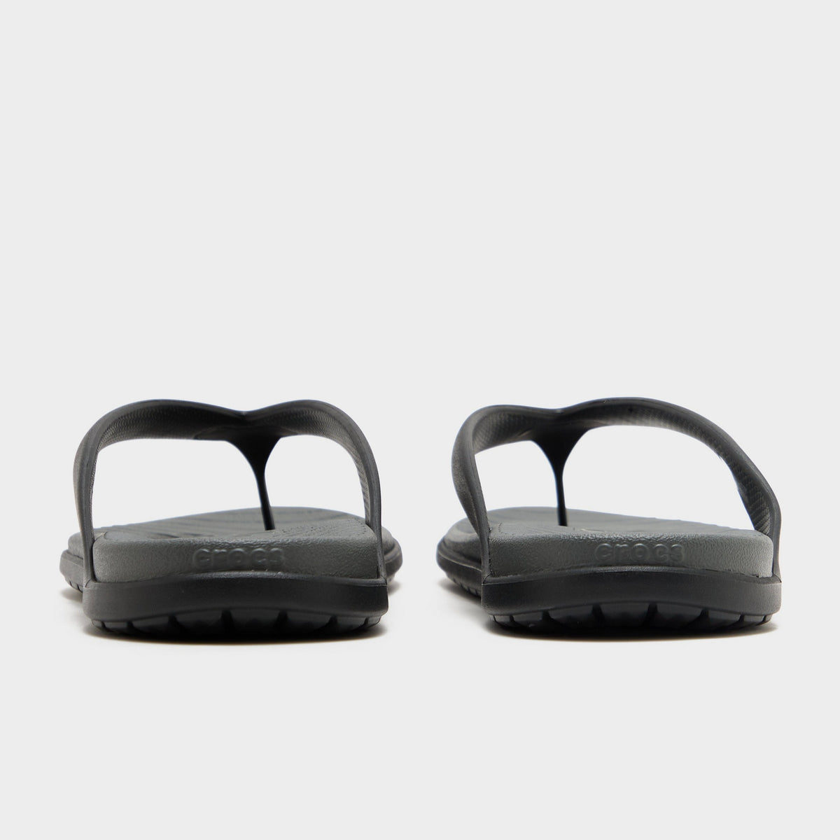 Black Crocs Coast Flip Sandals
