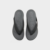 Black Crocs Coast Flip Sandals