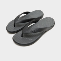 Black Crocs Coast Flip Sandals