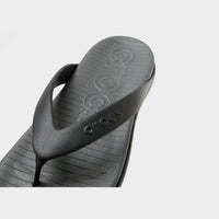 Black Crocs Coast Flip Sandals