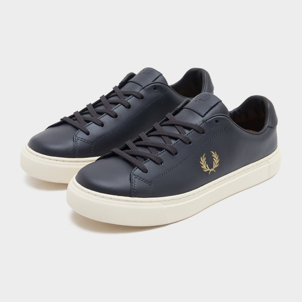 Black Fred Perry B71 Leather