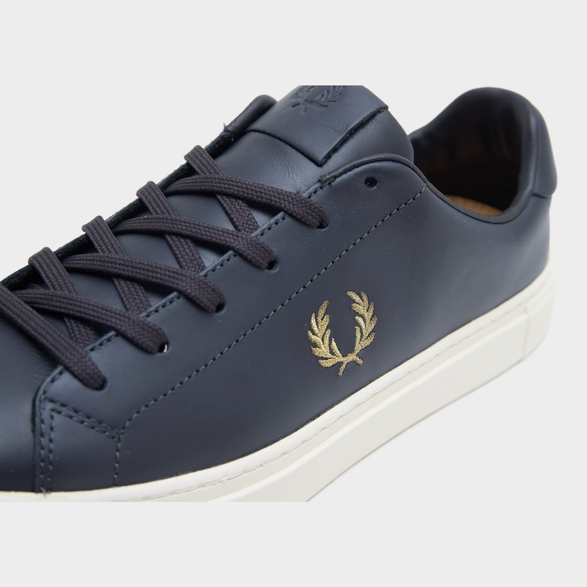 Black Fred Perry B71 Leather