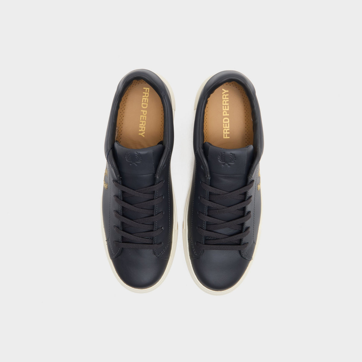 Black Fred Perry B71 Leather