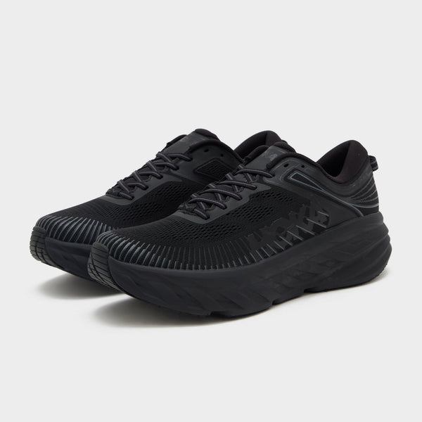 Black HOKA Bondi 7