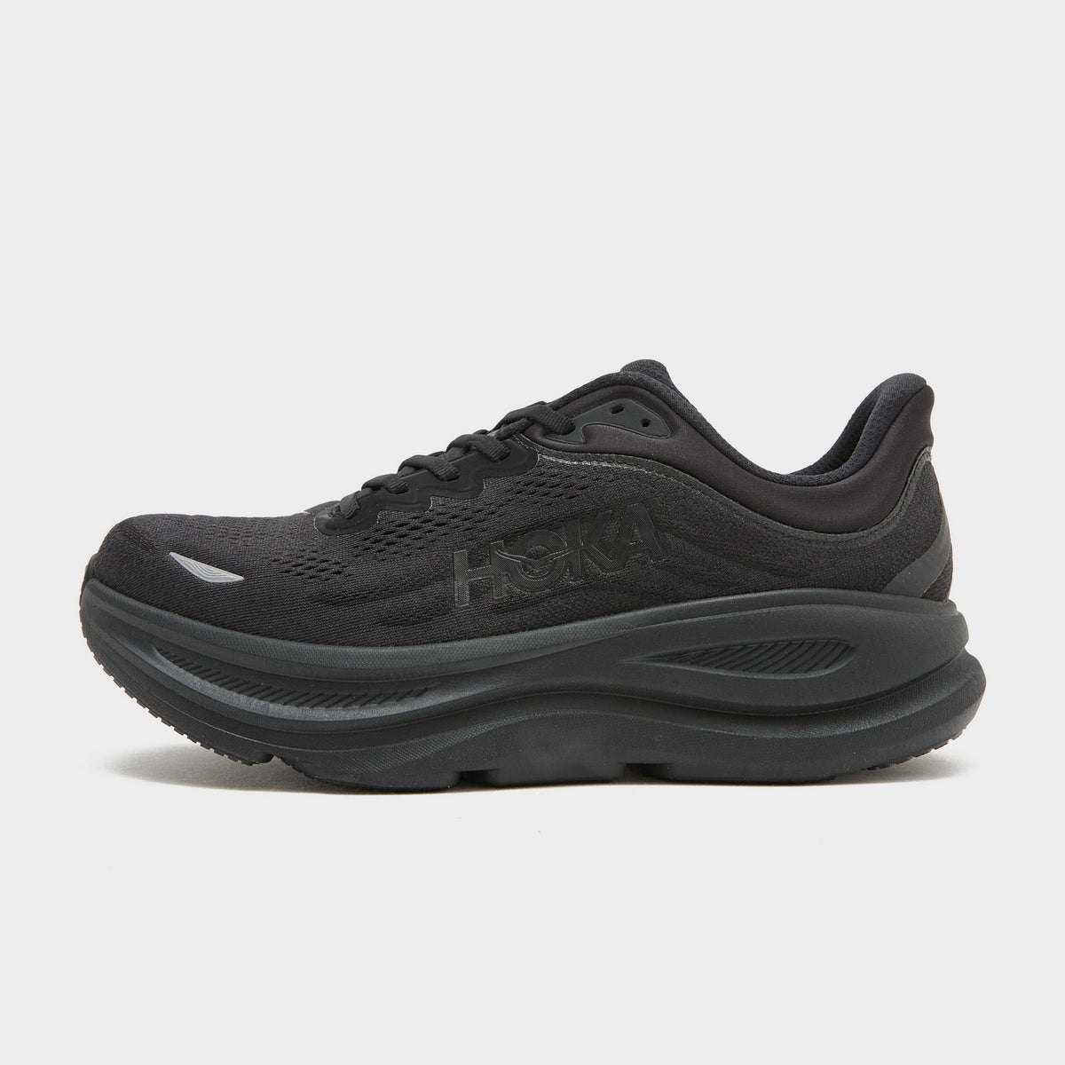 Black HOKA Bondi 9