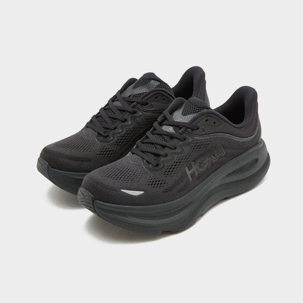 Black HOKA Bondi 9