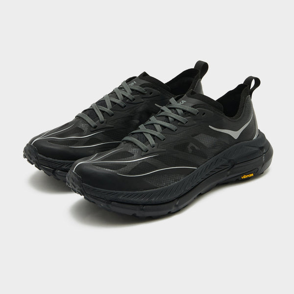 Black HOKA Mafate Speed 4 Lite