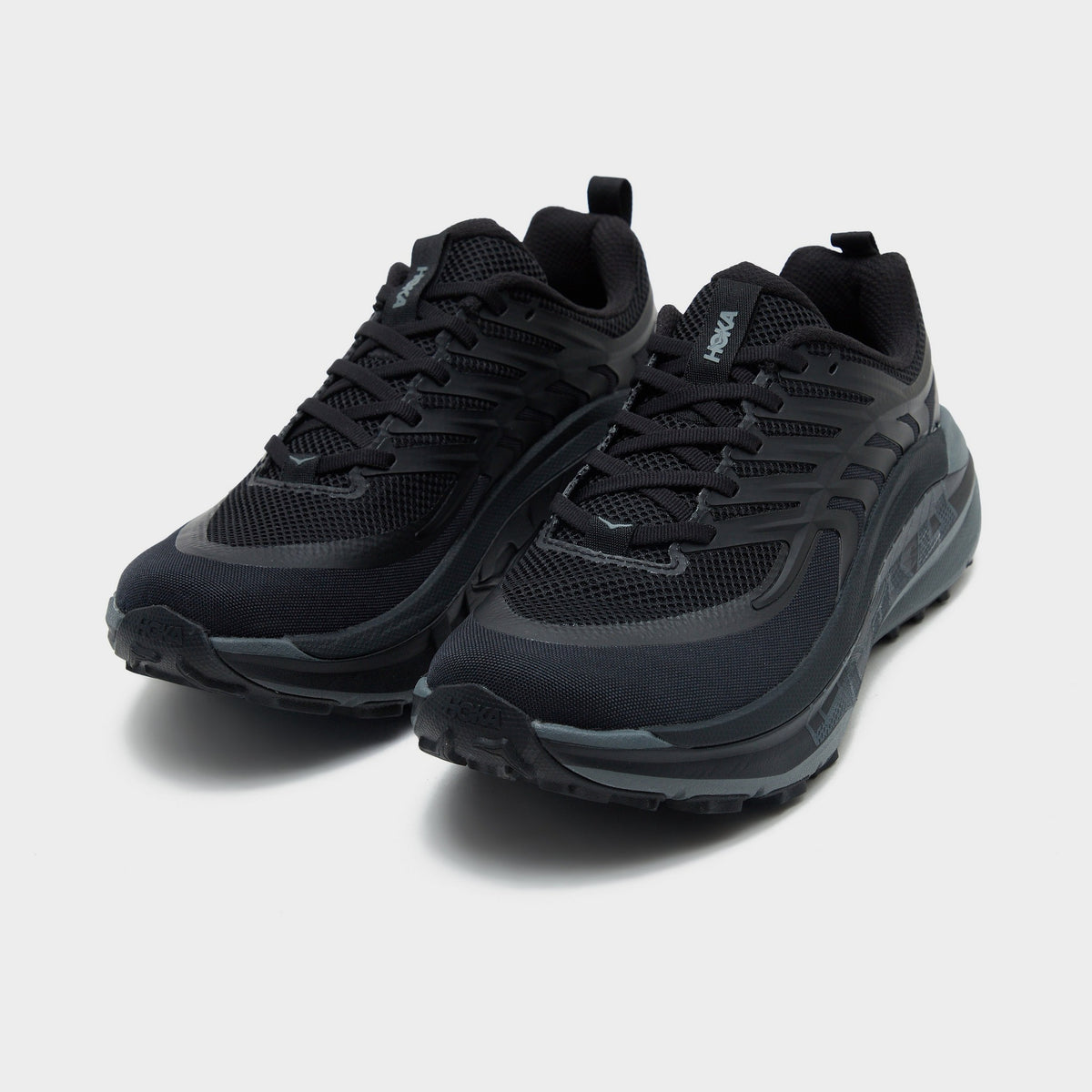 Black HOKA Stinson 8