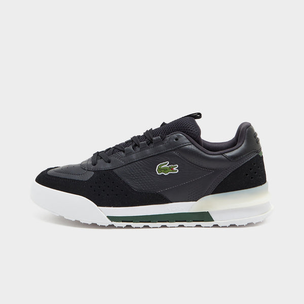 Black Lacoste Slam Break Leather