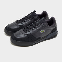 Black Lacoste Slam Break Leather