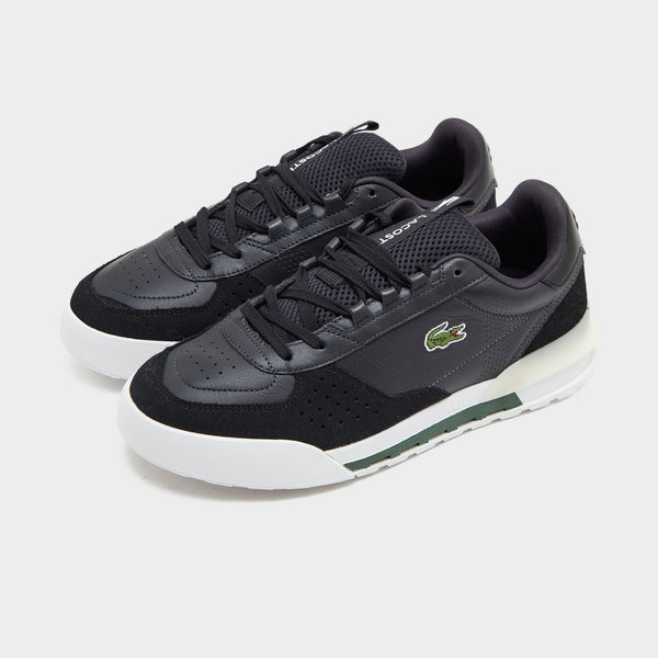 Black Lacoste Slam Break Leather