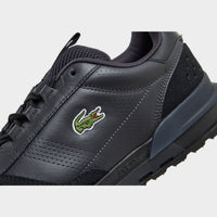 Black Lacoste Slam Break Leather