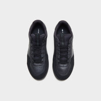 Black Lacoste Slam Break Leather