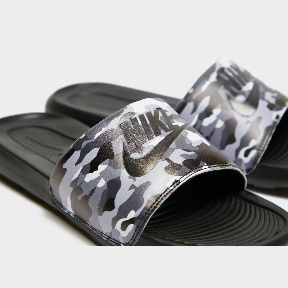 Black Nike Victori One Slides
