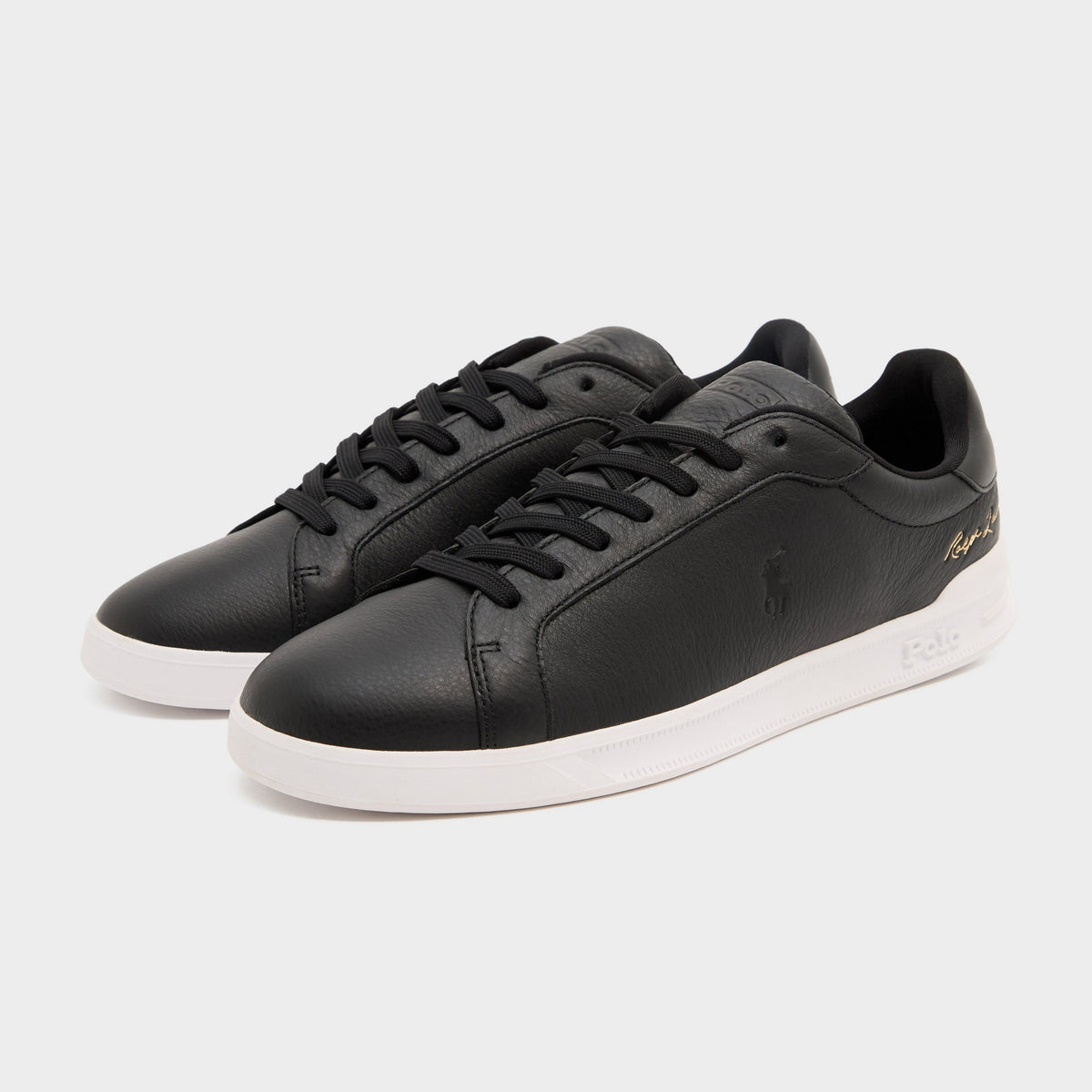 Black Polo Ralph Lauren Heritage Court Signature