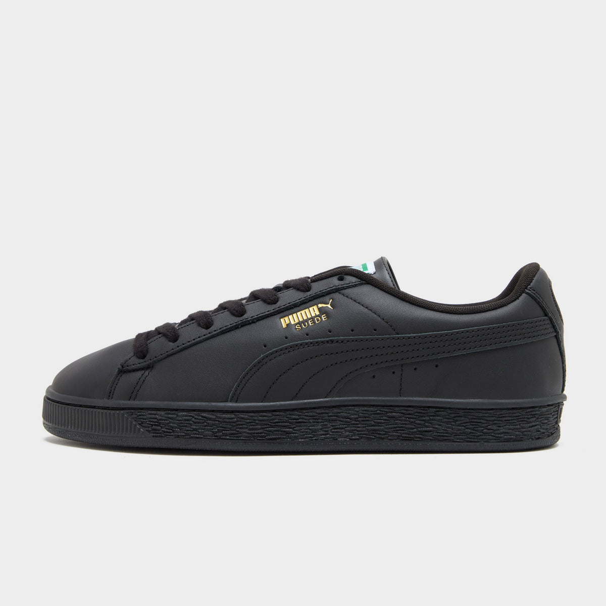 Black PUMA Suede Leather