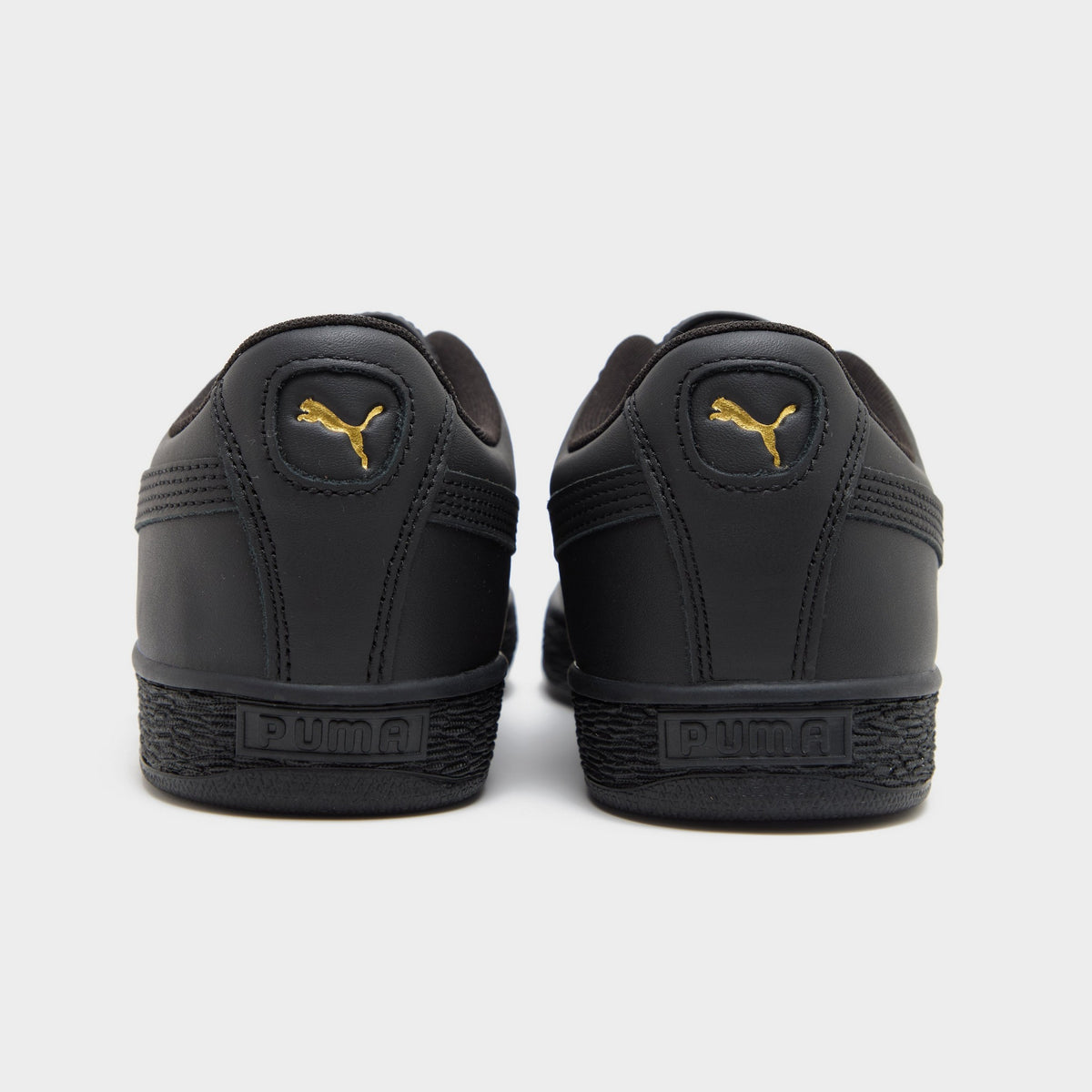 Black PUMA Suede Leather