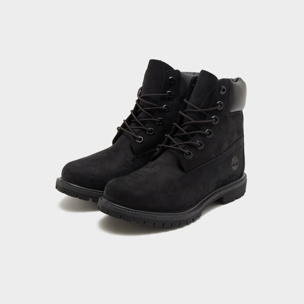 Black Timberland 6 Inch Premium Boots Women's