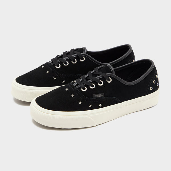 Black Vans Authentic Metallic Women's