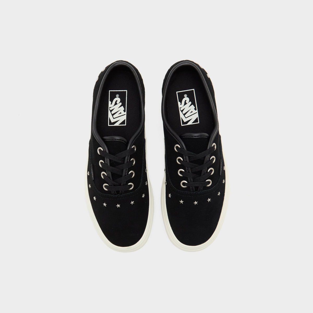 Black Vans Authentic Metallic Women's
