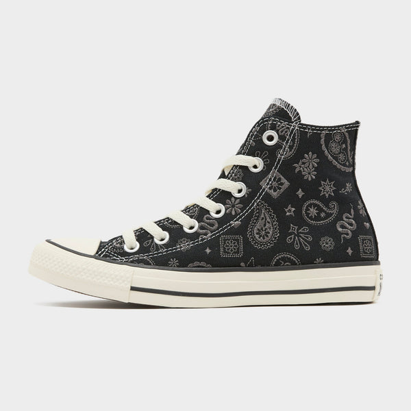 Blue Converse Chuck Taylor All Star High Paisley Women's