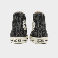 Blue Converse Chuck Taylor All Star High Paisley Women's