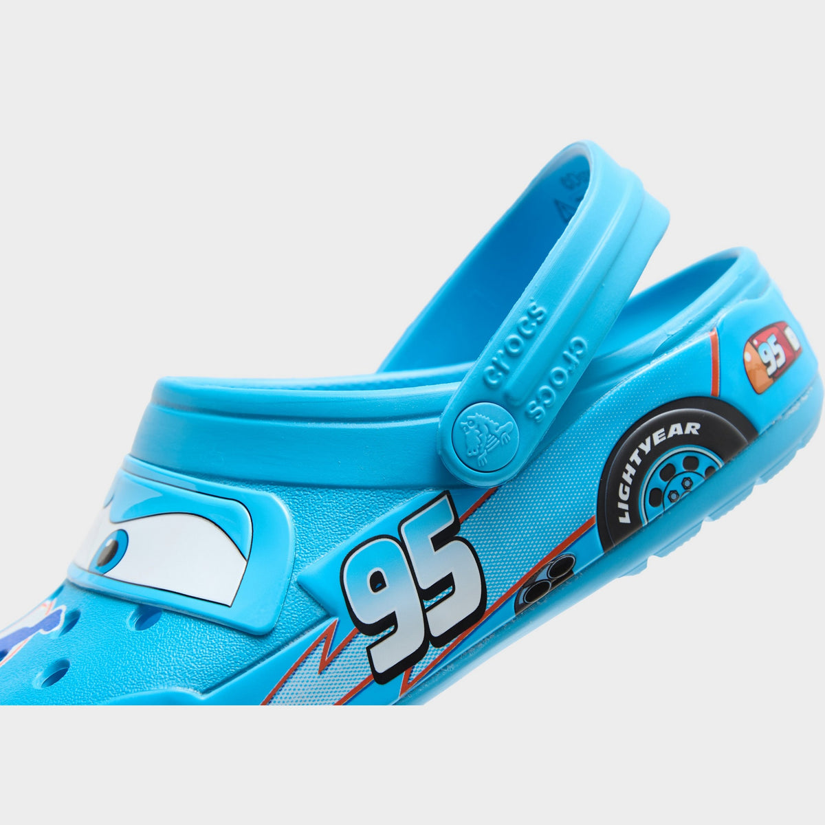 Blue Crocs Disney Pixar Lightning McQueen Dinoco Clogs