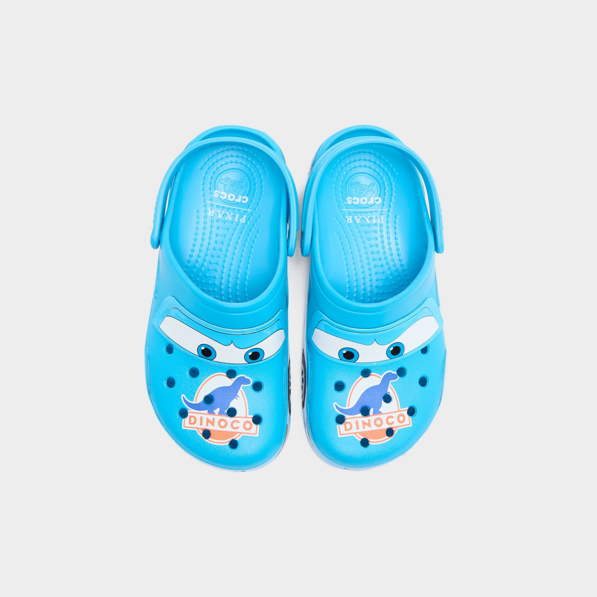 Blue Crocs Disney Pixar Lightning McQueen Dinoco Clogs