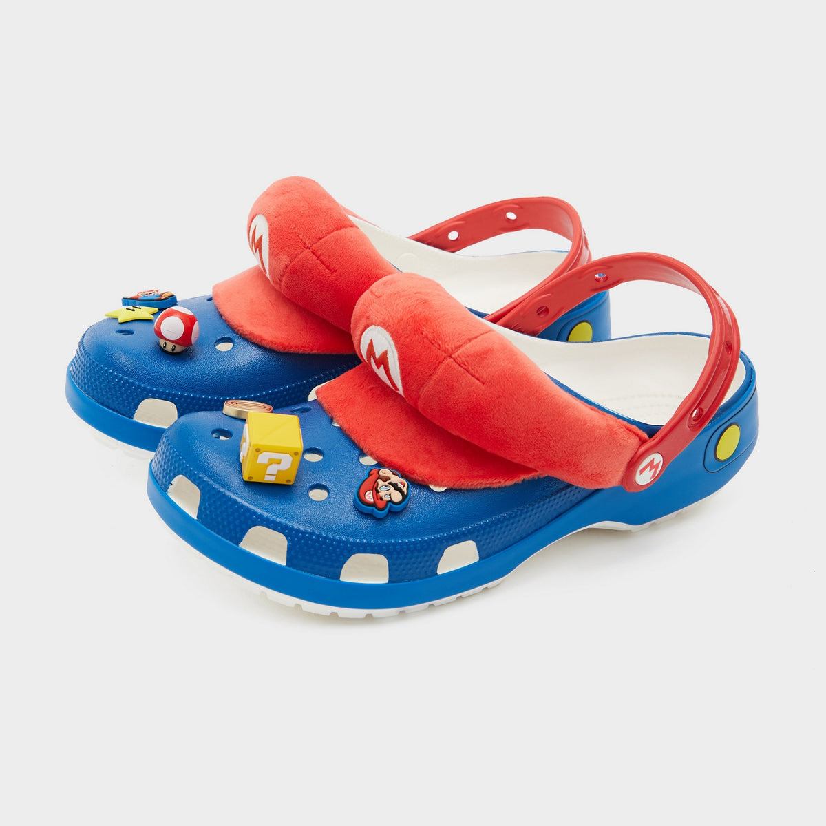 Blue Crocs x Nintendo Super Mario Classic Clogs