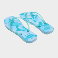 Blue Havaianas Square Jelly Flip Flops Women's