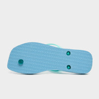 Blue Havaianas Square Jelly Flip Flops Women's