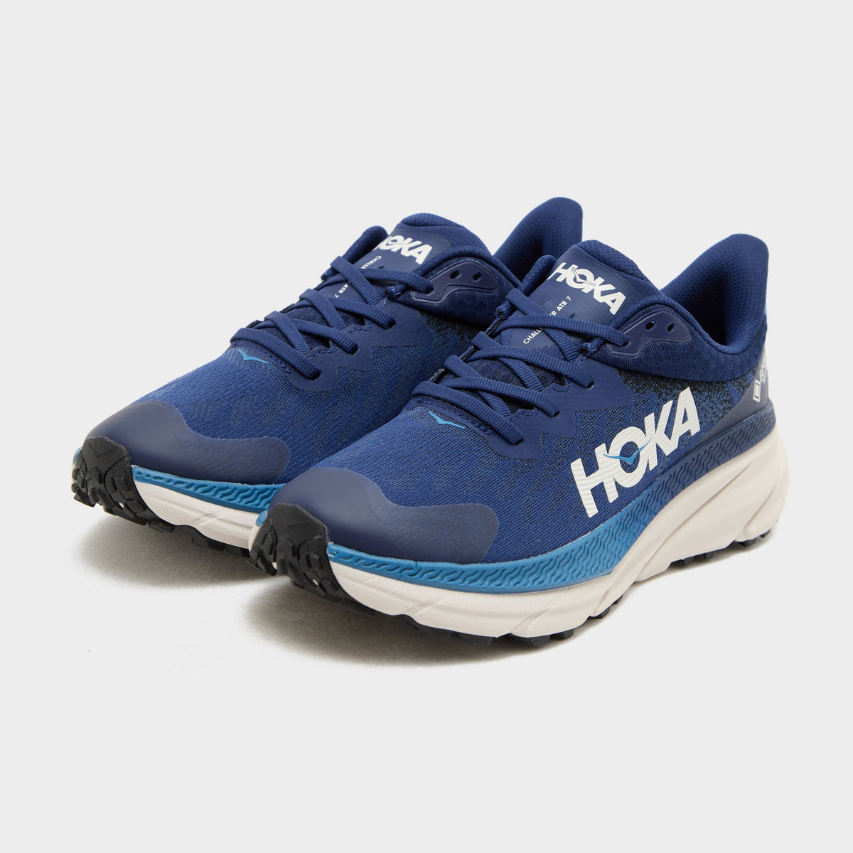 Blue HOKA Challenger 7 GORE-TEX