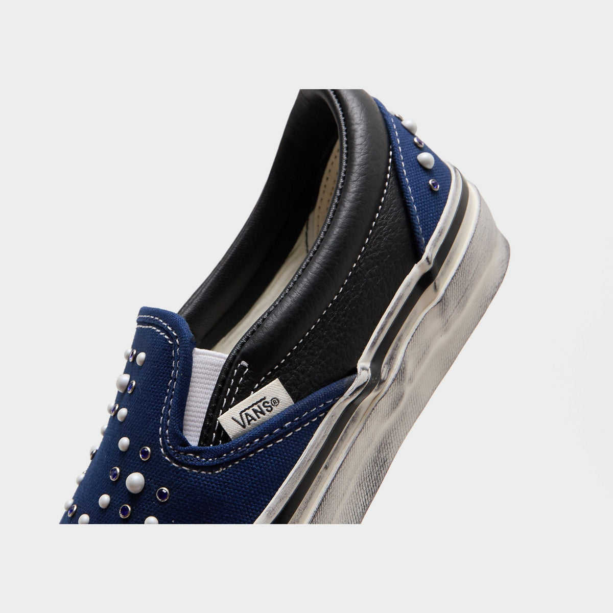 Blue Vans Premium Classic Slip On