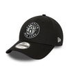 New Era Brooklyn Nets NBA Infill Black 9FORTY Adjustable Cap