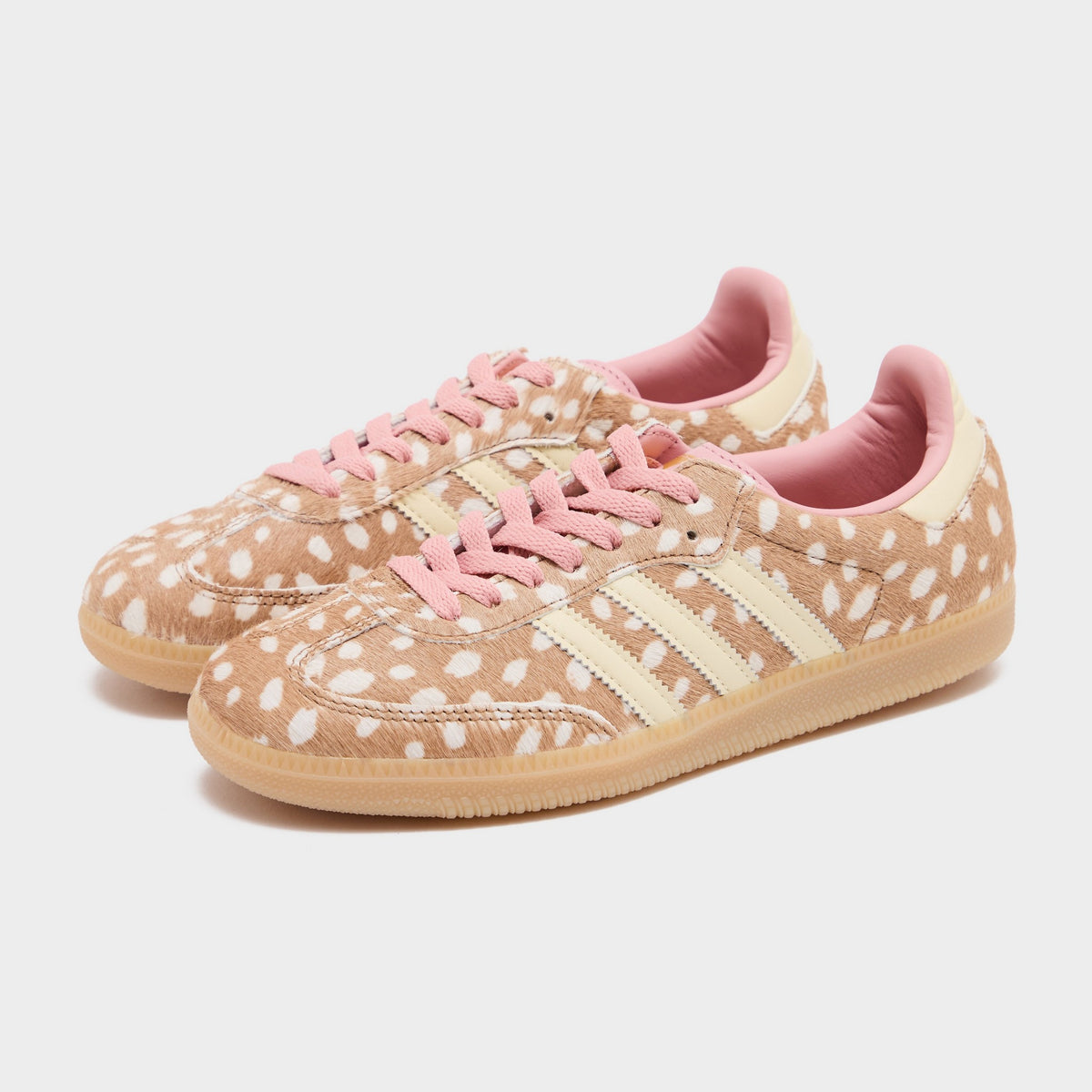 Brown adidas Originals Samba OG Pony Hair Women's