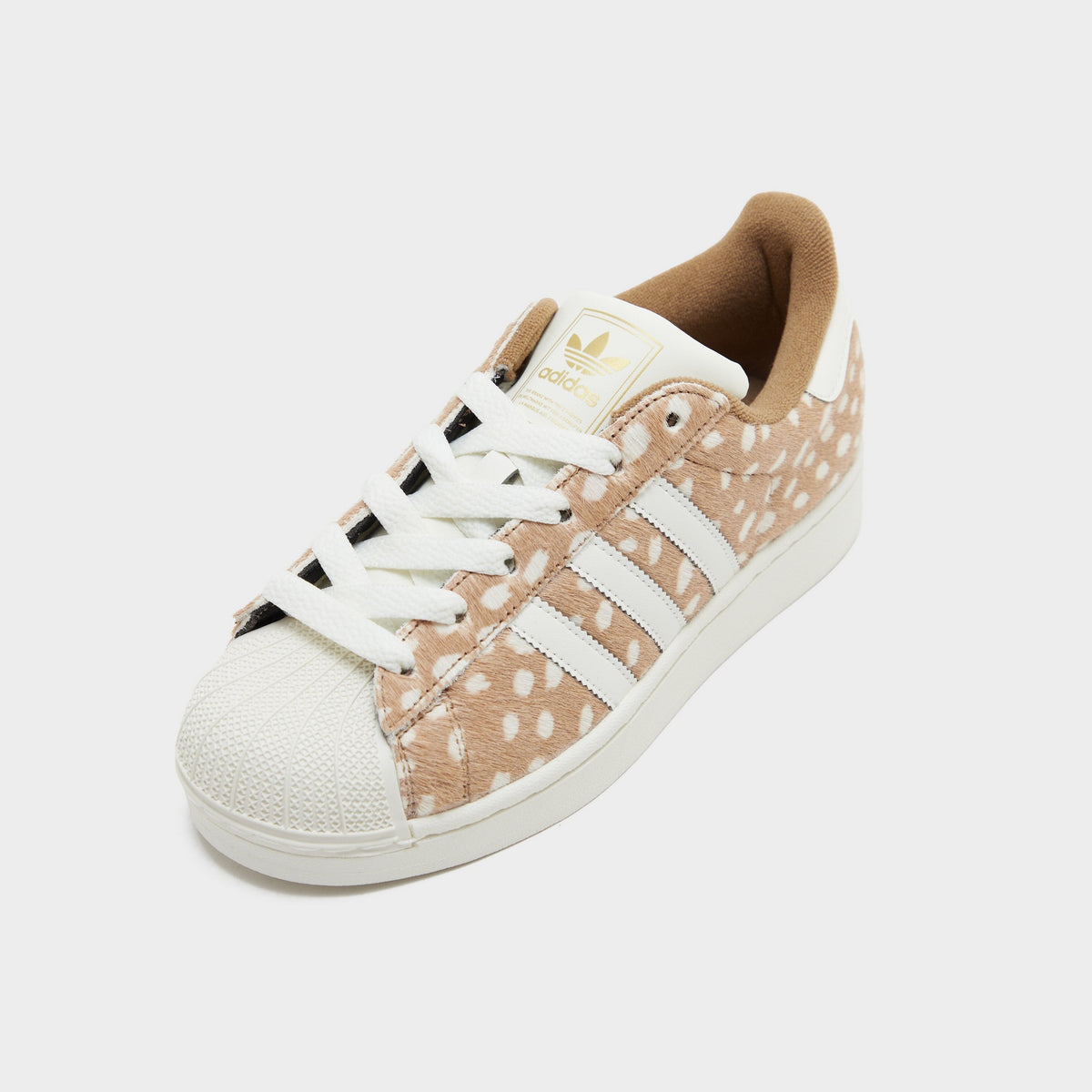 Brown adidas Originals Superstar II Bambi Pony Hair Women's