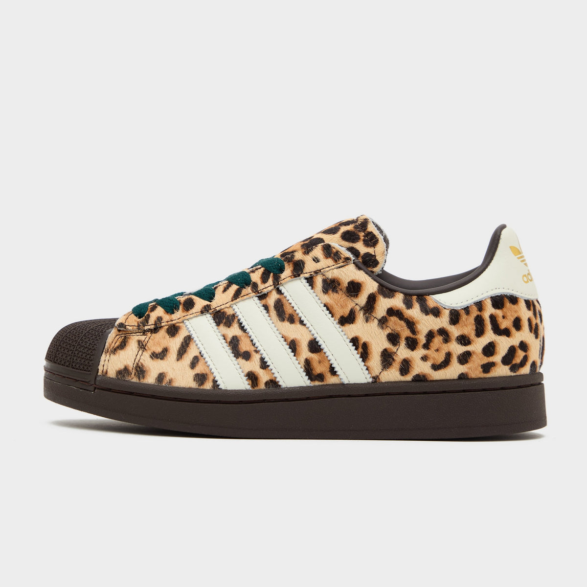 Brown adidas Originals Superstar II Pony Hair Women's