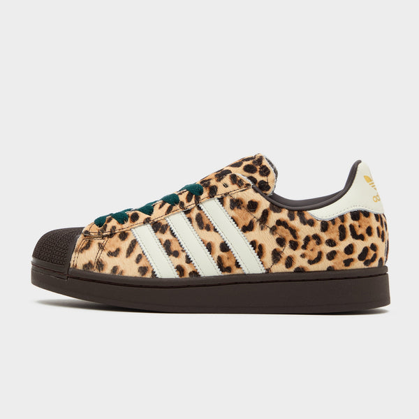 Brown adidas Originals Superstar II Pony Hair Women's