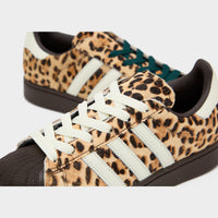 Brown adidas Originals Superstar II Pony Hair Women's