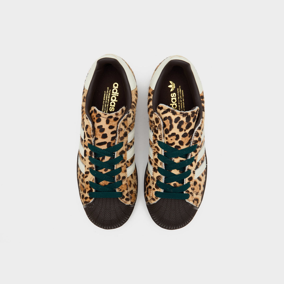 Brown adidas Originals Superstar II Pony Hair Women's