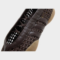 Brown adidas Taekwondo Mei Ballet Basketweave Women's
