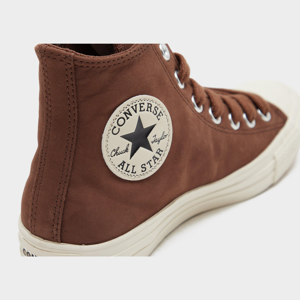 Brown Converse All Star High Suede Women's