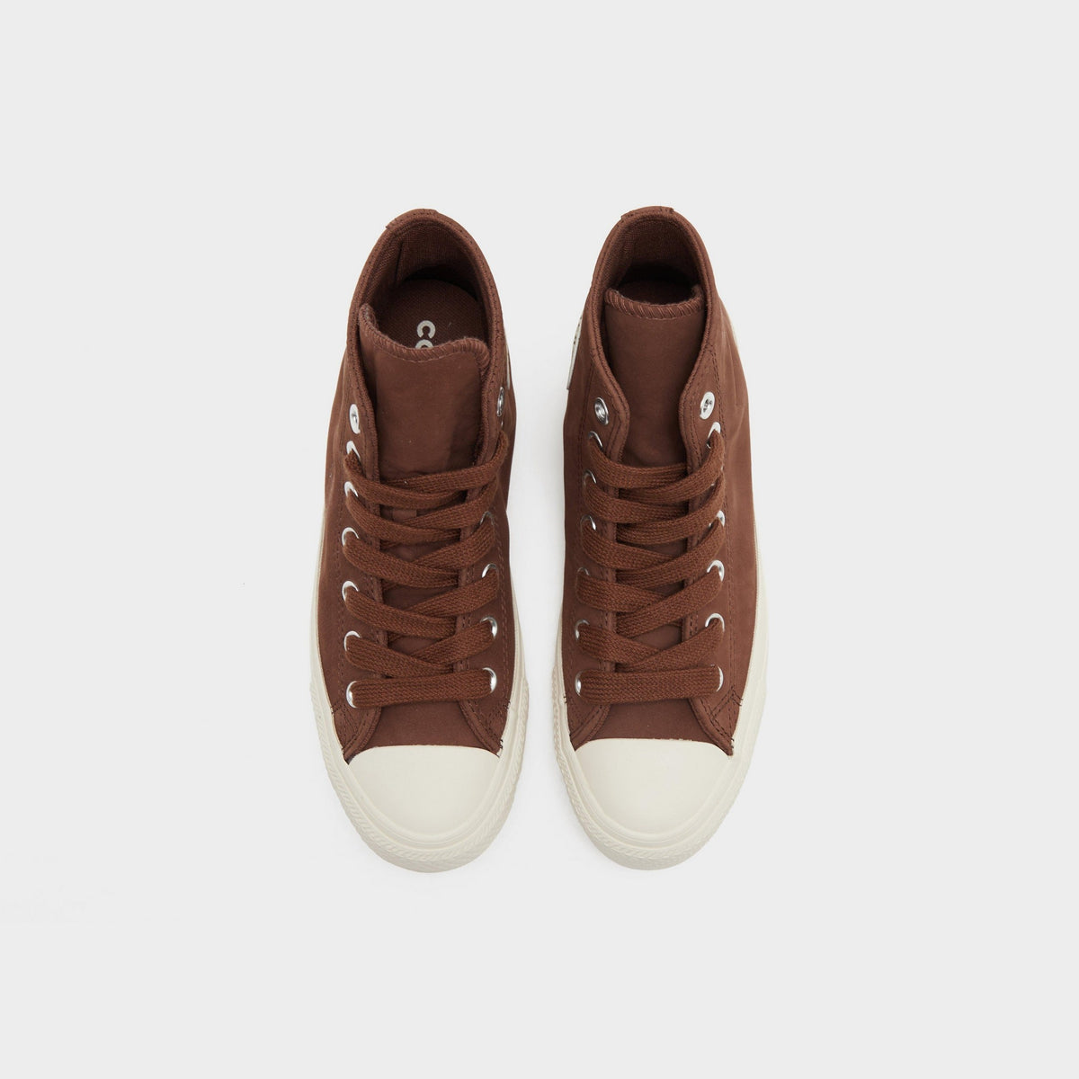 Brown Converse All Star High Suede Women's