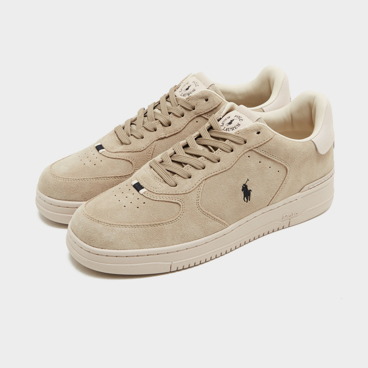Brown Polo Ralph Lauren Master Court Suede