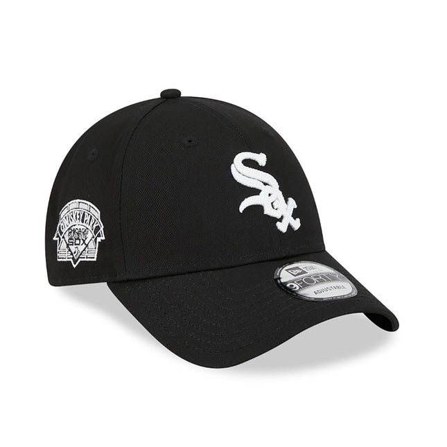 New Era Chicago White Sox New Traditions Black 9FORTY Adjustable Cap